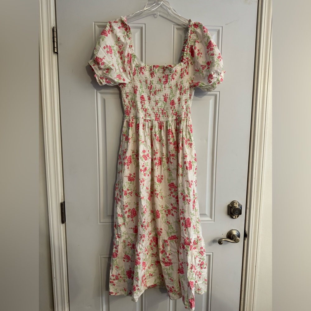 💕2 for $20💕Jessica Simpson Pink and Green Floral Dress